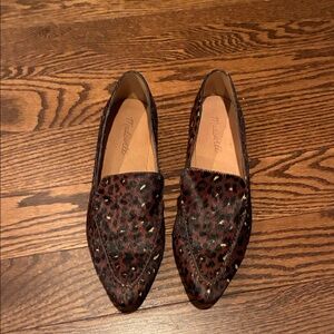 Madewell Animal Print calf hair Loafers
